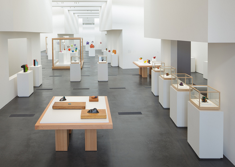 Installation view: Ken Price Sculpture, LACMA, 2013