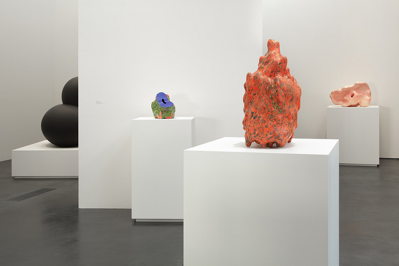 Installation view: Ken Price Sculpture: A Retrospective, LACMA, 2013