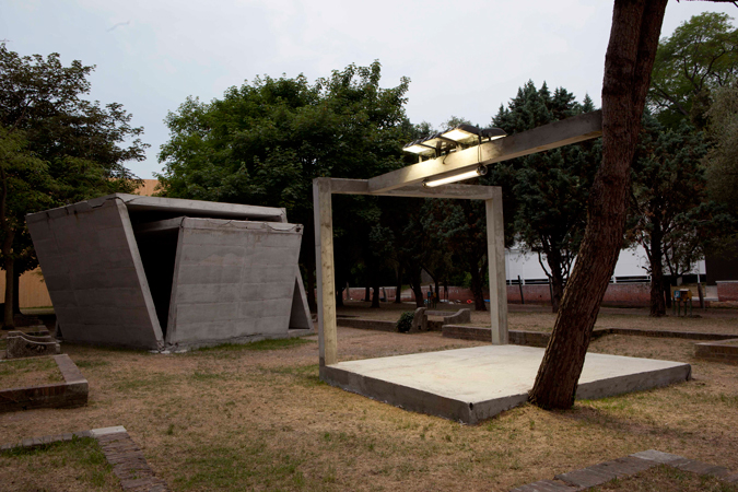 Oscar Tuazon, Exhibition view, La Biennale de Venezia, 2011